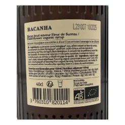Bacanha Elderflower Syrup 400ml