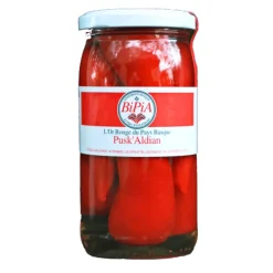 BiPiA Espelette Chilli Peppers in Vinegar 125g BEST BEFORE 30/09/28