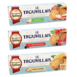 Biscuiterie de l’Abbaye Trouvillais Biscuit Trio 150g x 3