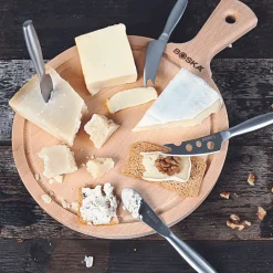 Boska Round Beech Wood Chopping Board 23.4cm