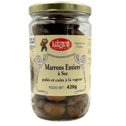 Clement Faugier Whole Peeled and Cooked Chestnut 420g Jar