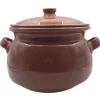 Extra Large Terracotta Cooking Pot with Lid 7l