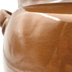 Extra Large Terracotta Cooking Pot with Lid 7l