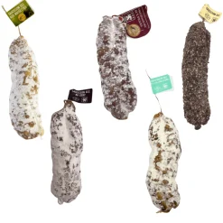 Gourmet Saucisson Selection x 5 ( Black Pepper, Fig, Hazelnut, Venison, Wild Garlic)