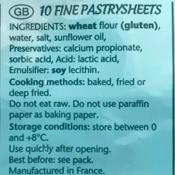 JR Feuilles de Brick x 10 Sheets