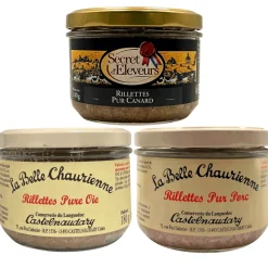 La Belle Chaurienne and Secret d’Eleveur Rillettes selection 180g x 3
