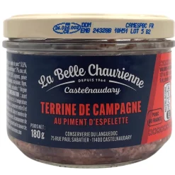 La Belle Chaurienne Farmhouse Terrine Trio: Ceps, Piment d’Espelette and Walnut 180g x 3