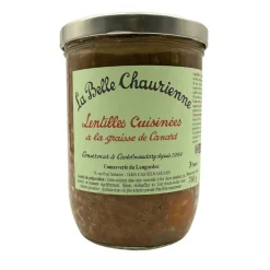 La Belle Chaurienne Lentils Cooked in Duck Fat 780g