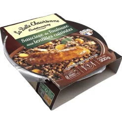 La Belle Chaurienne Toulouse Sausages and Lentils 300g