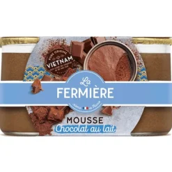 La Fermiere Milk Chocolate Mousse 85g x 2