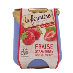 La Fermiere Strawberry Yogurt 140g x 6 BEST BEFORE 20/04/25