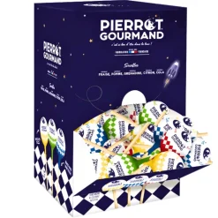 Pierrot Gourmand Round Lollipops Cola and Fruits x 150