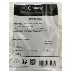 REDUCED Castaing Goose Rillettes 1kg BEST BEFORE 17/04/25