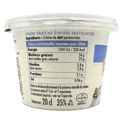 REDUCED La Fermiere Creme Fraiche 20cl USE BY 10/04/25