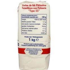 REDUCED T55 Bread Flour 1kg DAMAGED