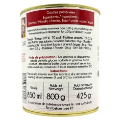 Sabarot Pitted Morello Cherries in Syrup 800g