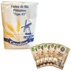 T45 Pastry Flour 1kg and Baking Powder 10g x 5