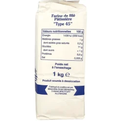 T45 Pastry Flour 1kg and Baking Powder 10g x 5