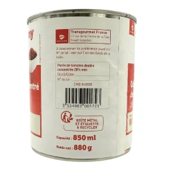 Tomato Puree Double Concentrate 880g