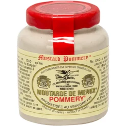 Trio of Pommery Wholegrain Mustard: Cognac, Honey and Meaux 100g