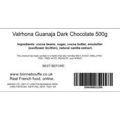 Valrhona Guanaja 70% Dark Chocolate 500g