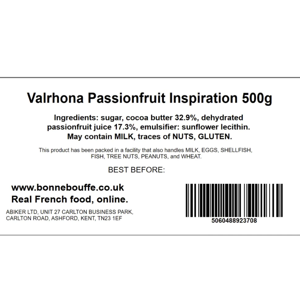 Valrhona Passionfruit Inspiration 500g